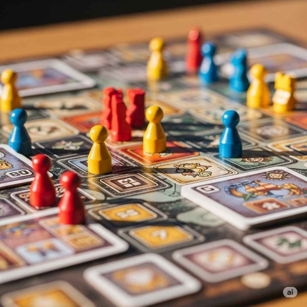 Game board close-up