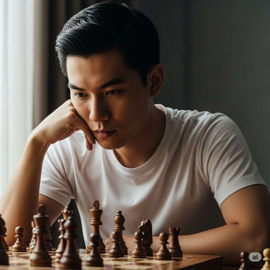 Player strategizing